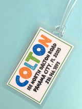 Stoneage Rainbow Name Bag Tag