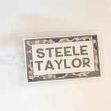 Camo Bag Tag | Luggage Tag