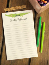 Happy Alligator Personalized Notepad