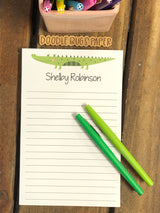 Happy Alligator Personalized Notepad