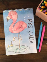 Flamingo Top Spiral Notebook