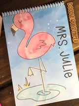 Flamingo Top Spiral Notebook