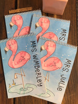Flamingo Top Spiral Notebook