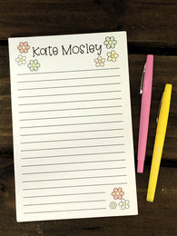 Little Daisies Personalized Notepad
