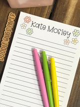 Little Daisies Personalized Notepad