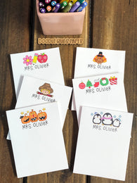 6 Month Notepad Set August-January