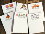 6 Month Notepad Set August-January
