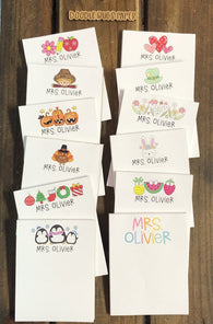 12 Month Notepad Set YEAR LONG SET