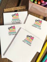 Stacked Books Personalized Notepad