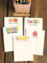 Small Personalized Notepad ♥ Back to School ♥ MONTHLY SPECIAL