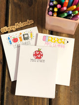 Small Personalized Notepad ♥ Back to School ♥ MONTHLY SPECIAL