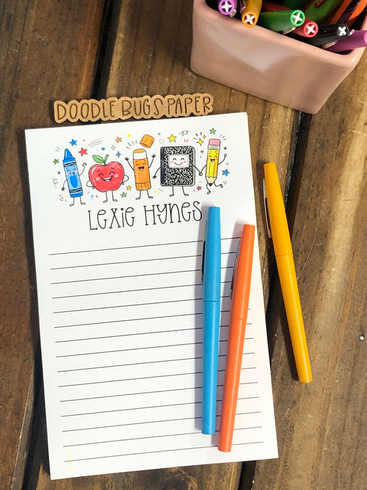 School Party Personalized Notepad