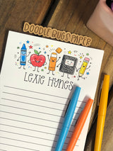 School Party Personalized Notepad