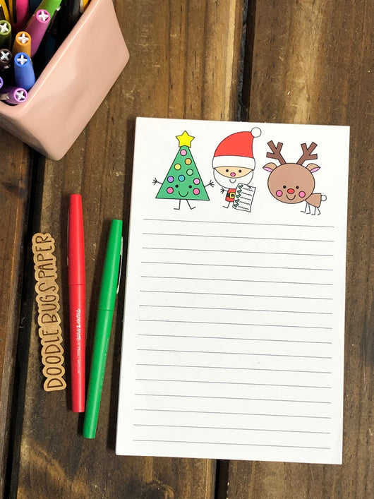 RTS: Christmas Stick Pals Large Notepad