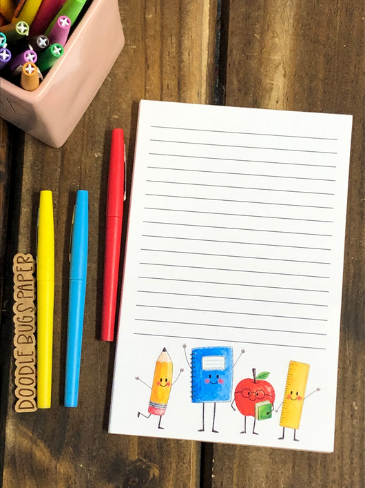 RTS: School Supply Pals Large Notepad