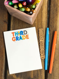 RTS: Third Grade Retro Racing Small Notepad