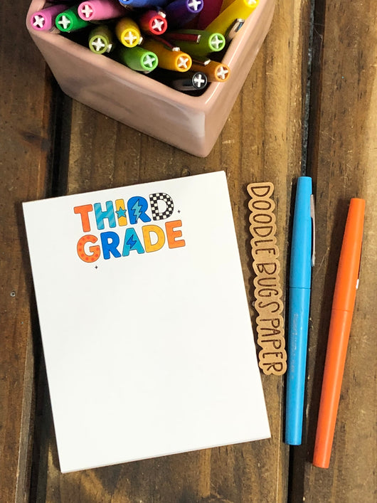 RTS: Third Grade Retro Racing Small Notepad