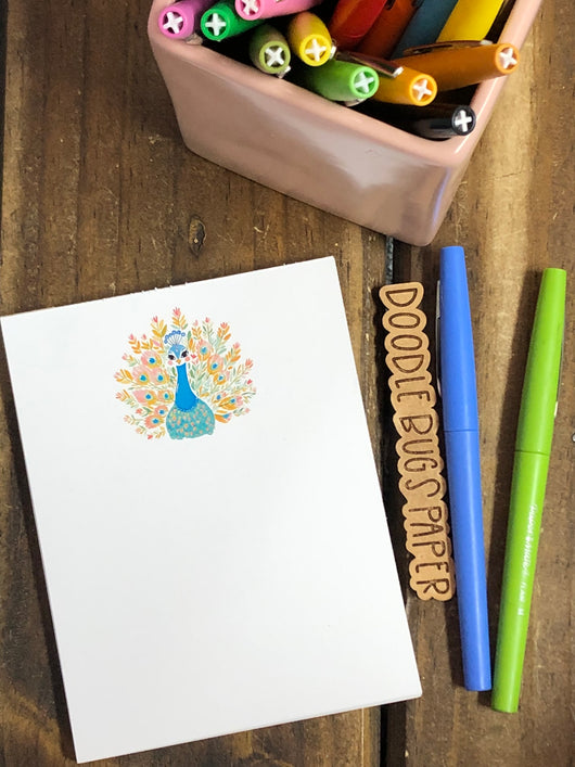 RTS: Peacock Small Notepad