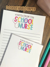 School Nurse Notepad Set