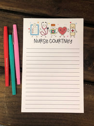 Nurse Pals Personalized Notepad