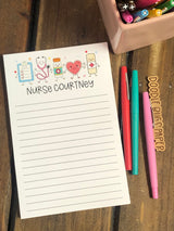 Nurse Pals Personalized Notepad
