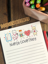 Nurse Pals Personalized Notepad