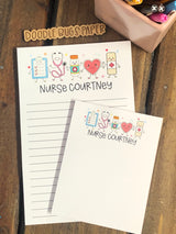 Nurse Pals Personalized Notepad