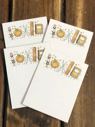 4 Leopard School Supply Pals Small Notepads