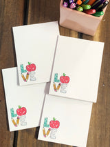 4 Teacher Love Small Notepads