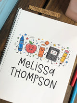 School Party Side Spiral Notebook