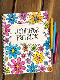 Daisy Side Spiral Notebook
