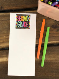 RTS: Second Grade Color Pop Skinny Notepad