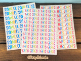 Diecut Name Labels