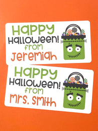 Frankenstein Halloween Stickers