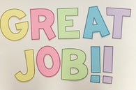 Small Bulletin Board Letters (Bright, Primary, or Pastel)