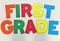 Large Bulletin Board Letters (Bright, Primary, or Pastel)