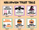 Halloween Treat Tags (18 choices!)