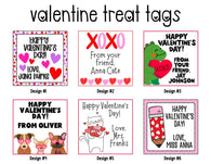Valentine Treat Tags (21 choices!)