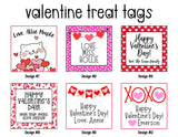 Valentine Treat Tags (21 choices!)