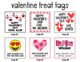 Valentine Treat Tags (21 choices!)