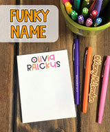 Small Personalized Notepad ♥ Halloween