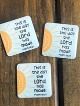 Sunshine This is the Day the Lord Has Made Magnet