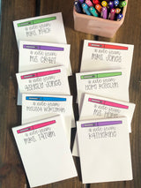 A Note From Flair Pen Personalized Notepad