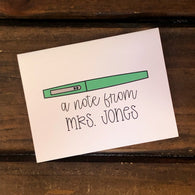 Flair Pen Personalized Note Cards