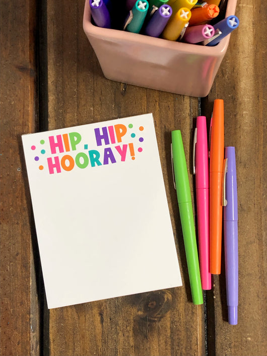 RTS: Hip Hip Hooray Small Notepad