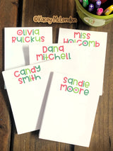 Christmas Small Personalized Notepad