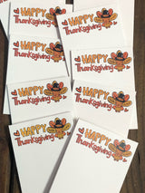 4 Happy Thanksgiving Small Notepads