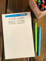 Flair Pen Note From Personalized Notepad