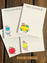 School Pals Teacher Small Notepad Set