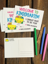Crayon Box Pal Personalized Teacher Postcards